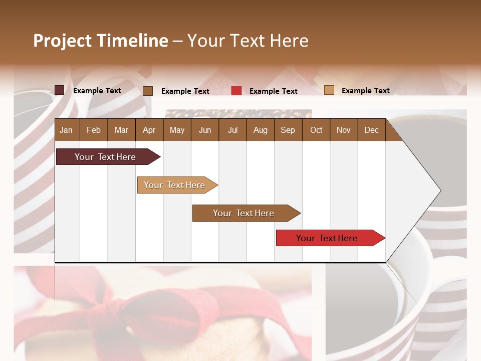 Mocha Dark Heart PowerPoint Template