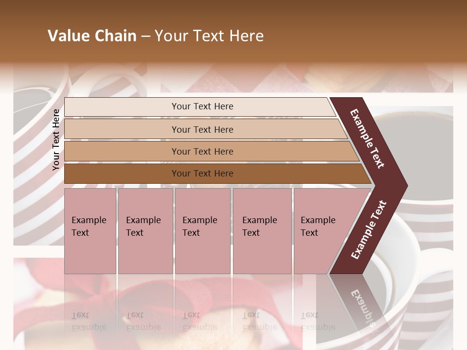 Mocha Dark Heart PowerPoint Template
