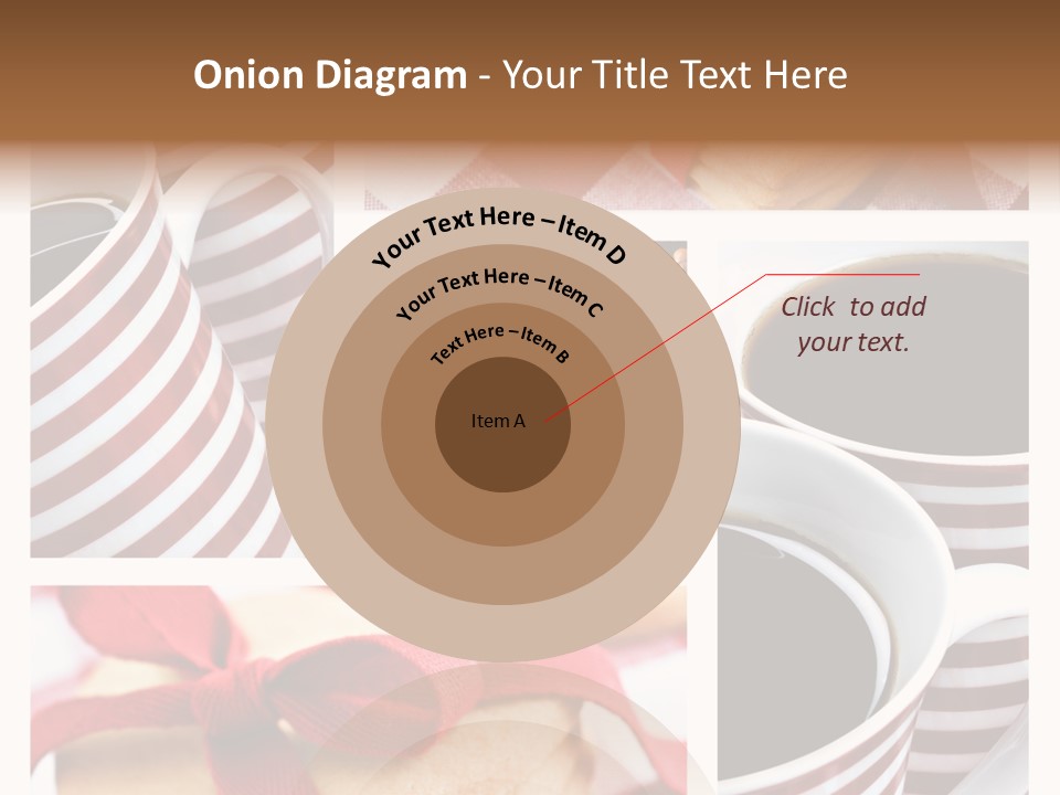 Mocha Dark Heart PowerPoint Template