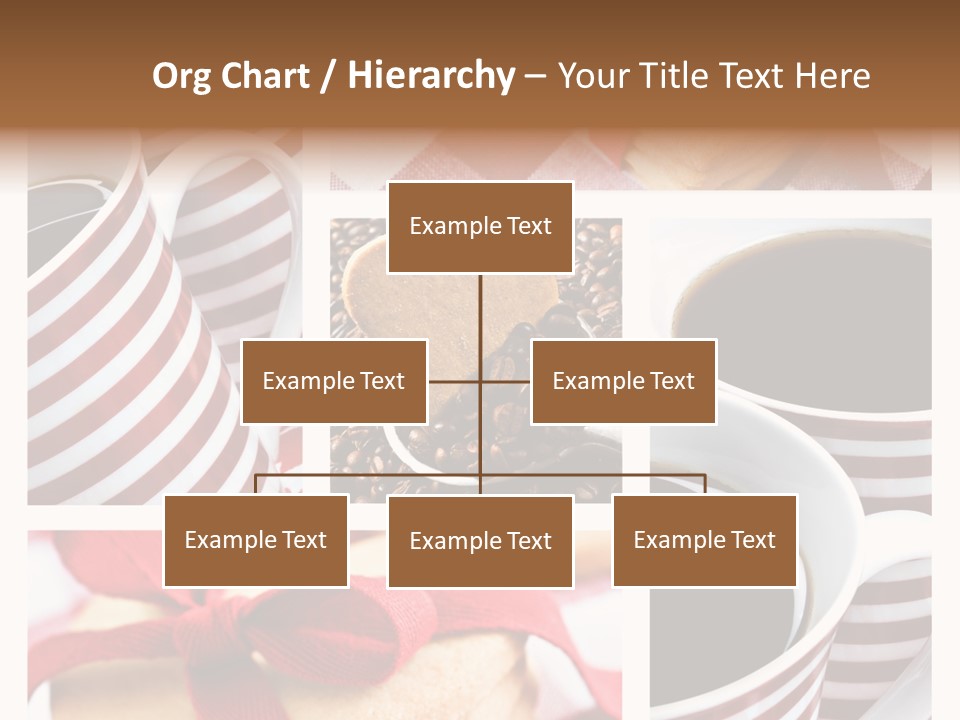Mocha Dark Heart PowerPoint Template
