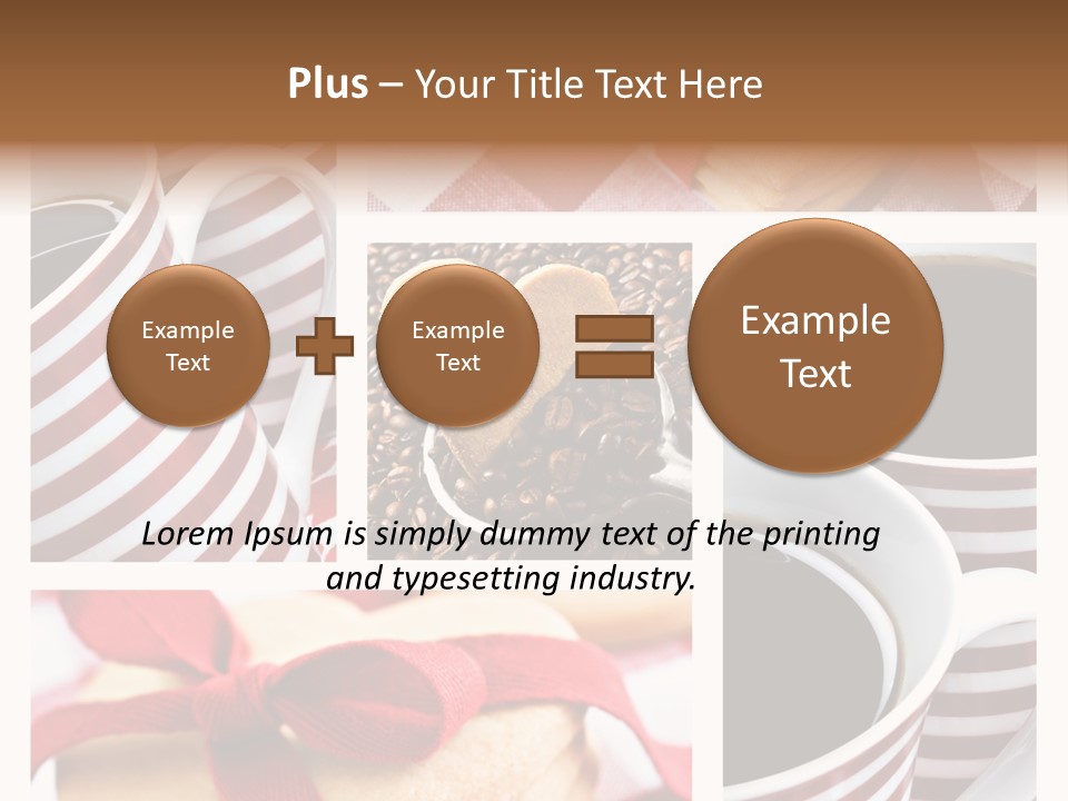 Mocha Dark Heart PowerPoint Template
