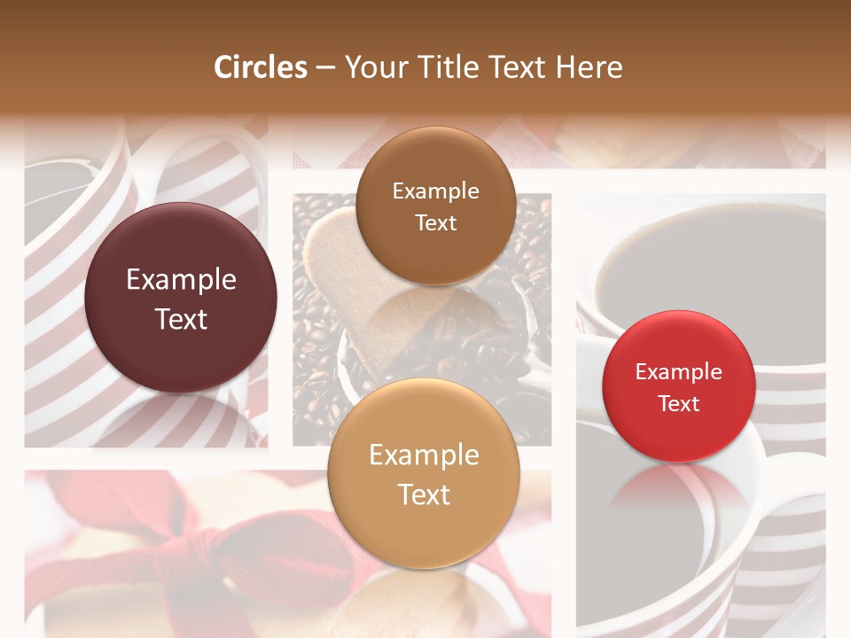 Mocha Dark Heart PowerPoint Template