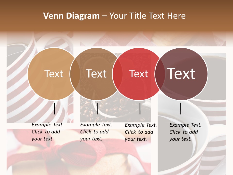 Mocha Dark Heart PowerPoint Template