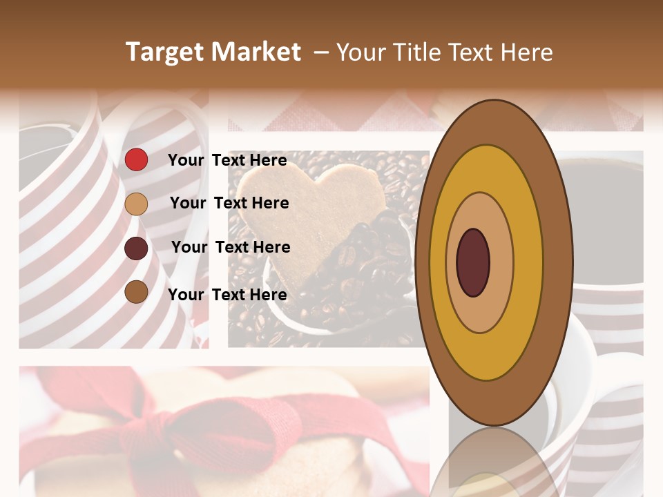 Mocha Dark Heart PowerPoint Template