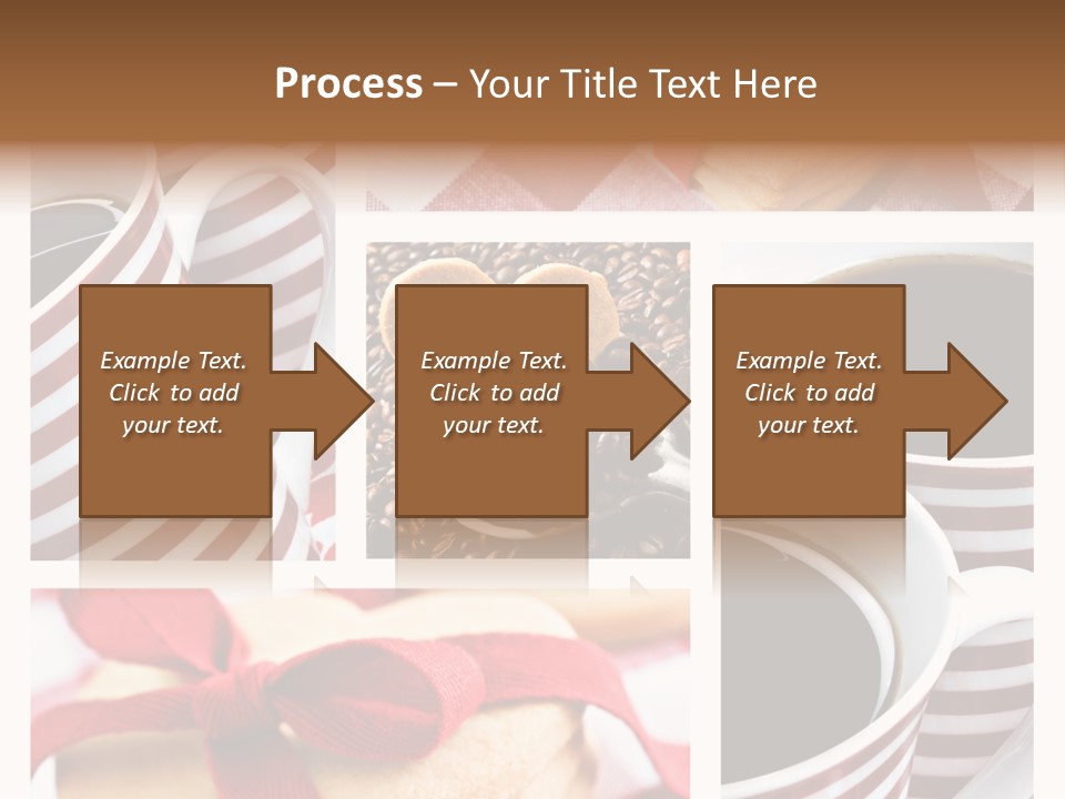 Mocha Dark Heart PowerPoint Template