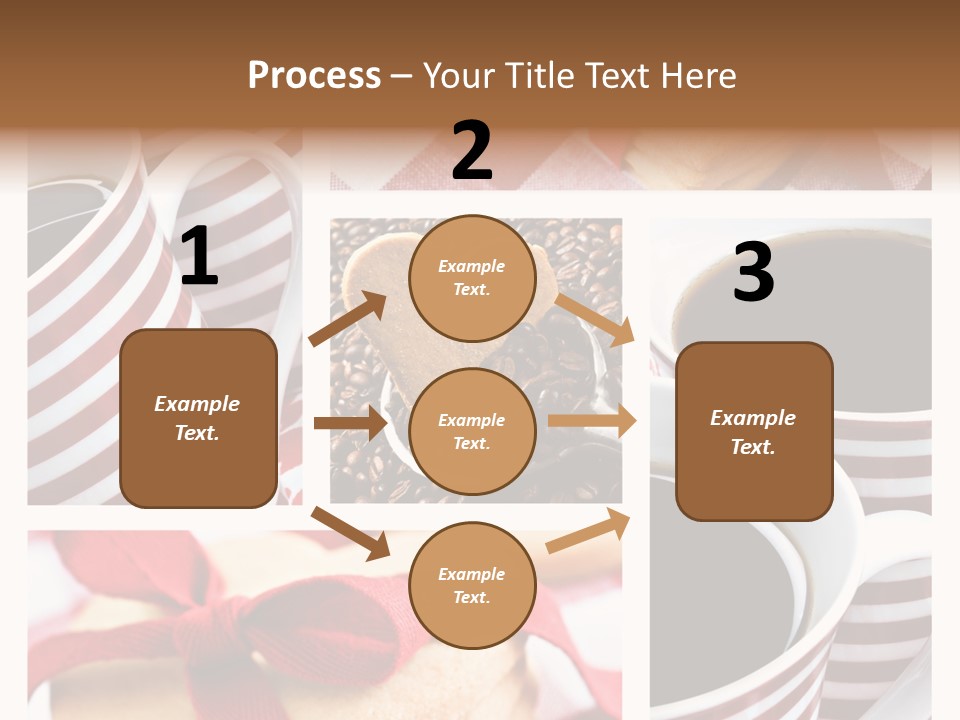Mocha Dark Heart PowerPoint Template