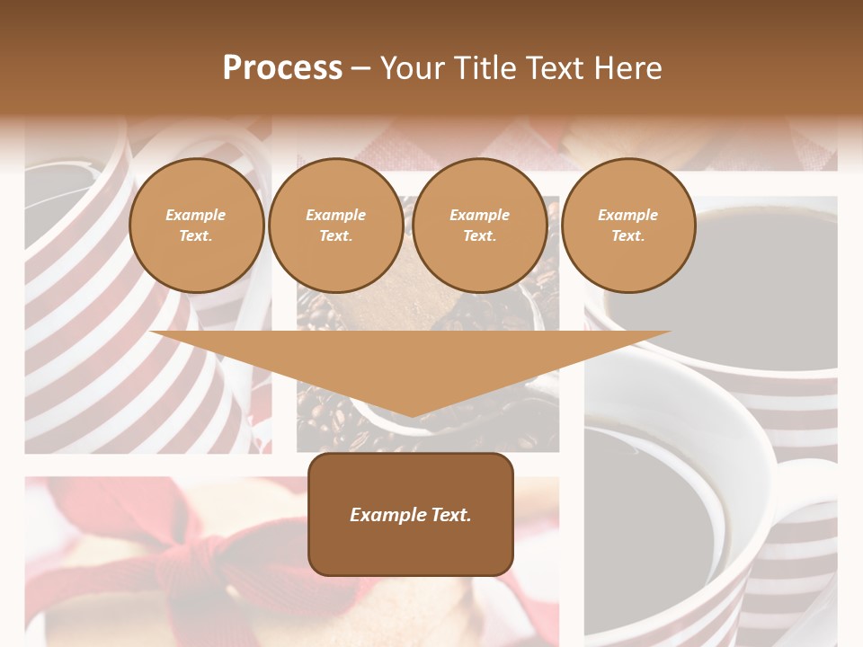 Mocha Dark Heart PowerPoint Template