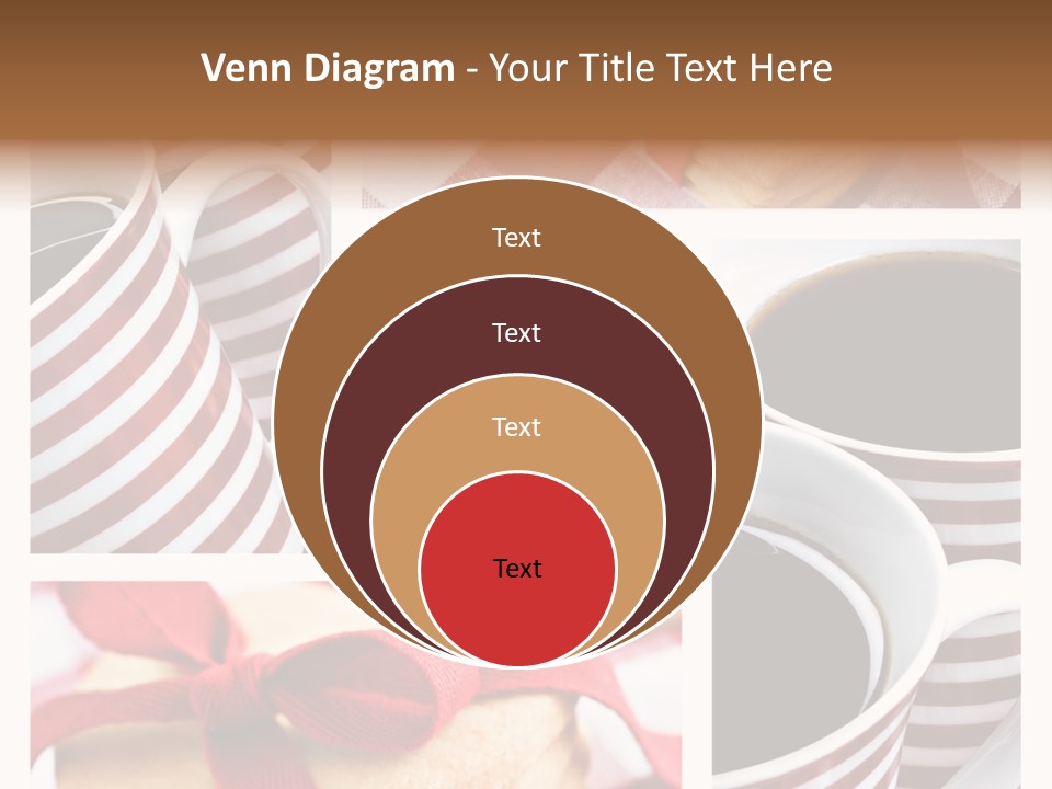 Mocha Dark Heart PowerPoint Template