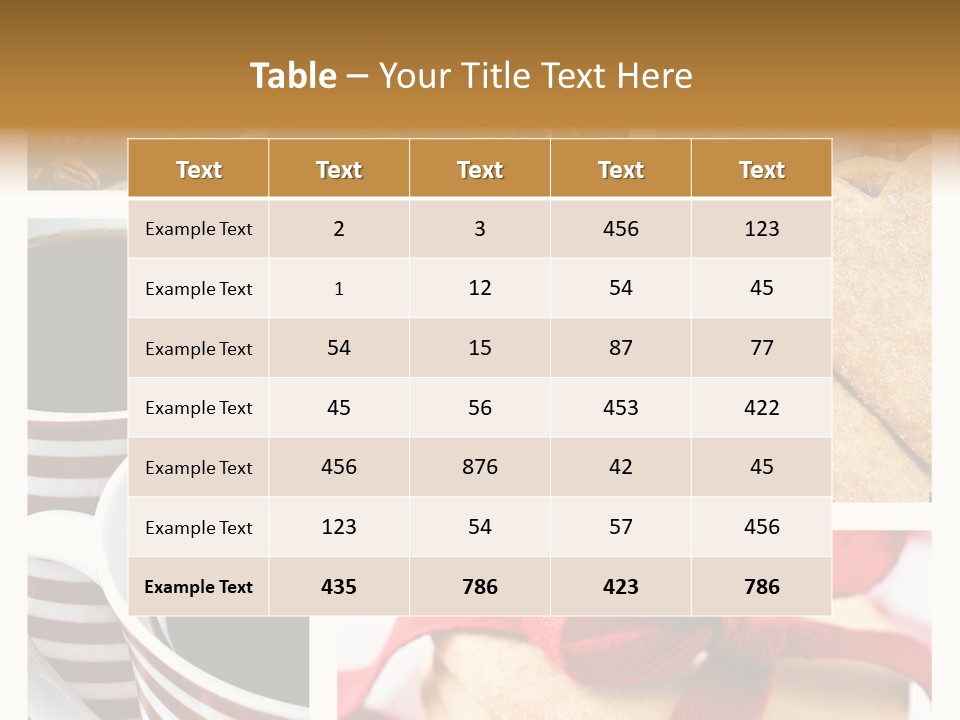 Love Food Sweet PowerPoint Template