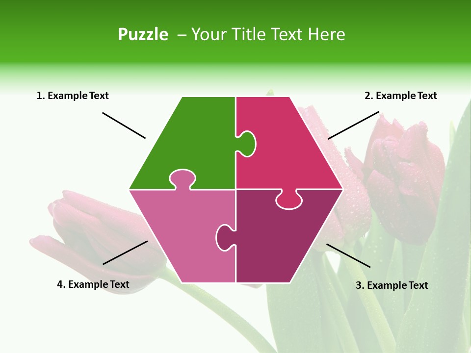 Cheerful Stem White PowerPoint Template