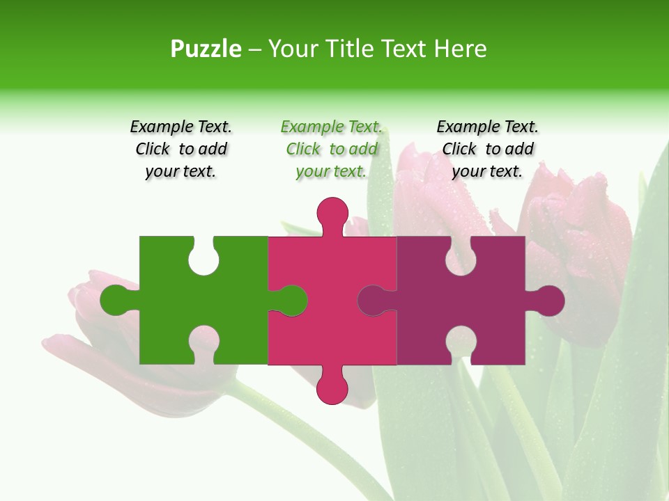 Cheerful Stem White PowerPoint Template