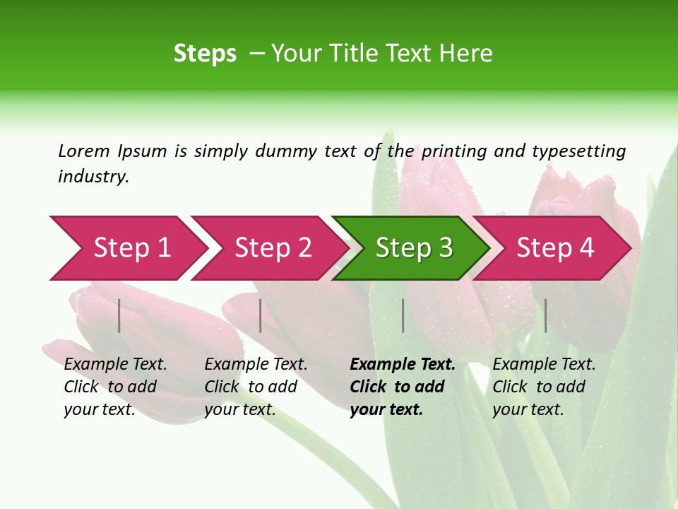 Cheerful Stem White PowerPoint Template