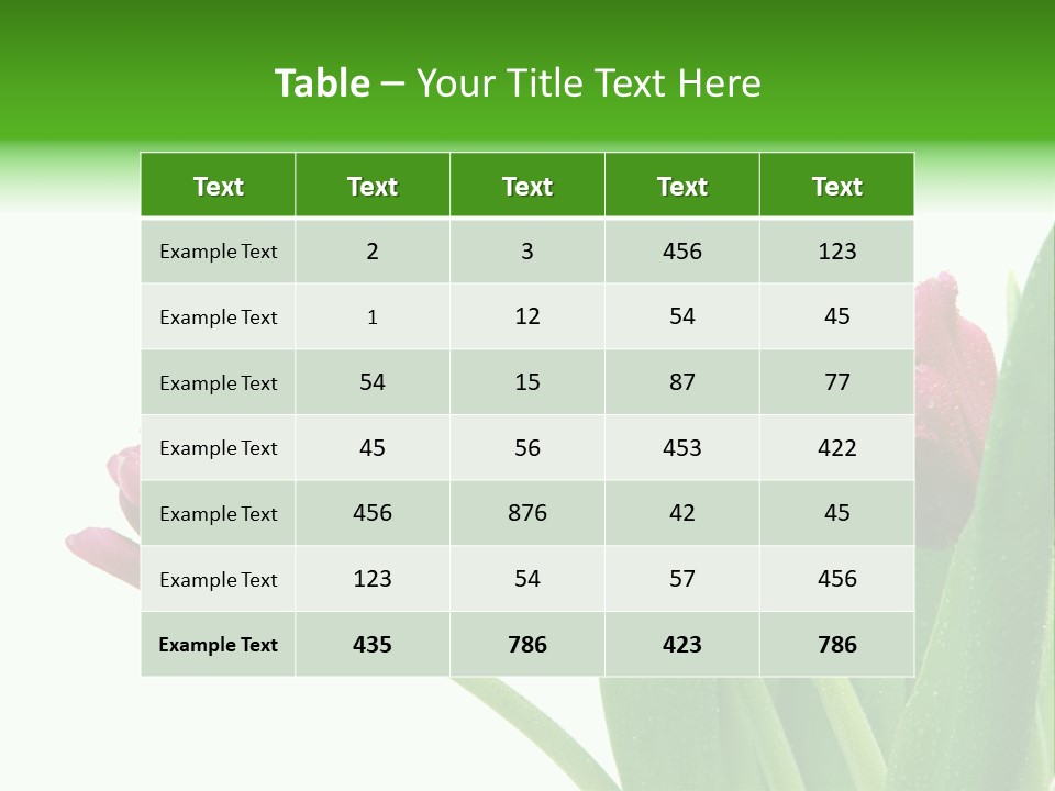 Cheerful Stem White PowerPoint Template