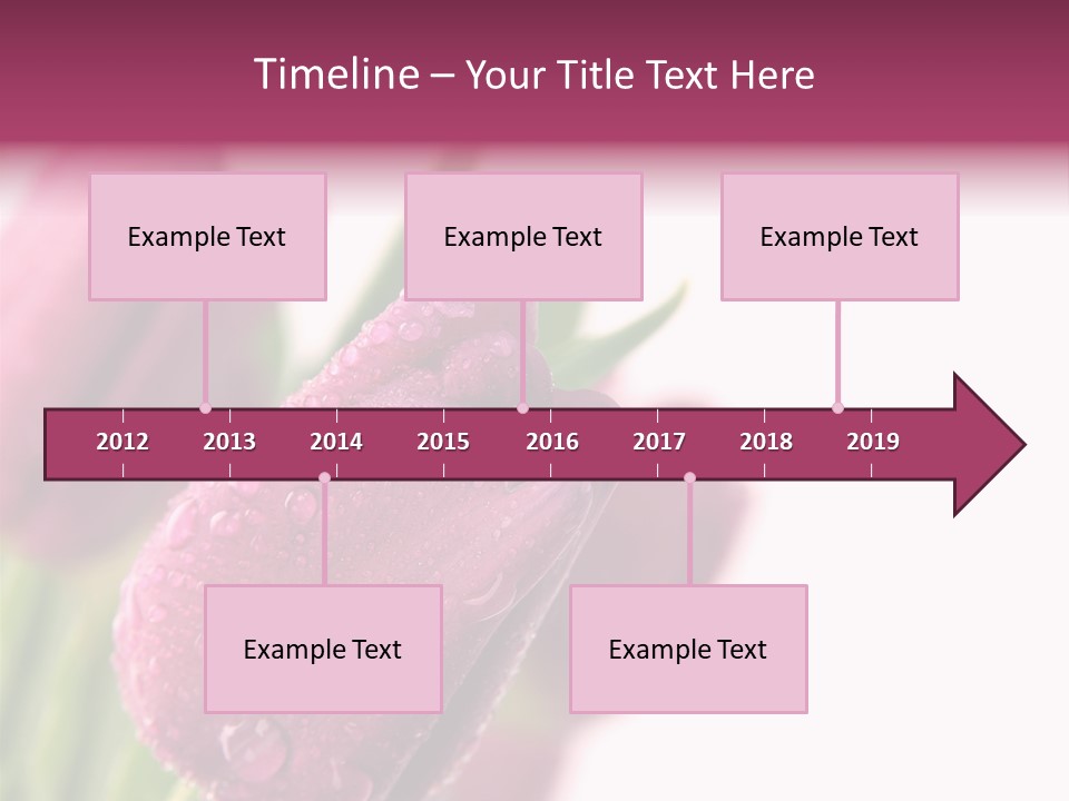 Space Pretty Garden PowerPoint Template