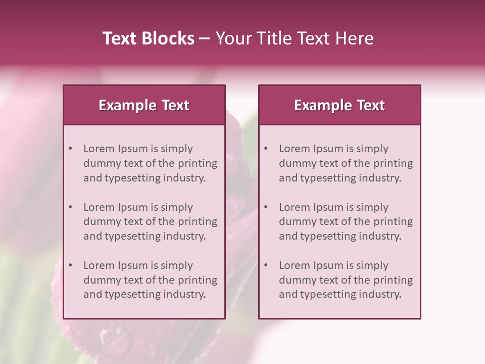 Space Pretty Garden PowerPoint Template