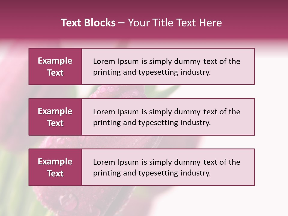 Space Pretty Garden PowerPoint Template