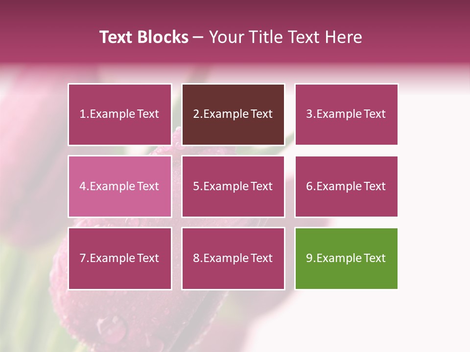 Space Pretty Garden PowerPoint Template