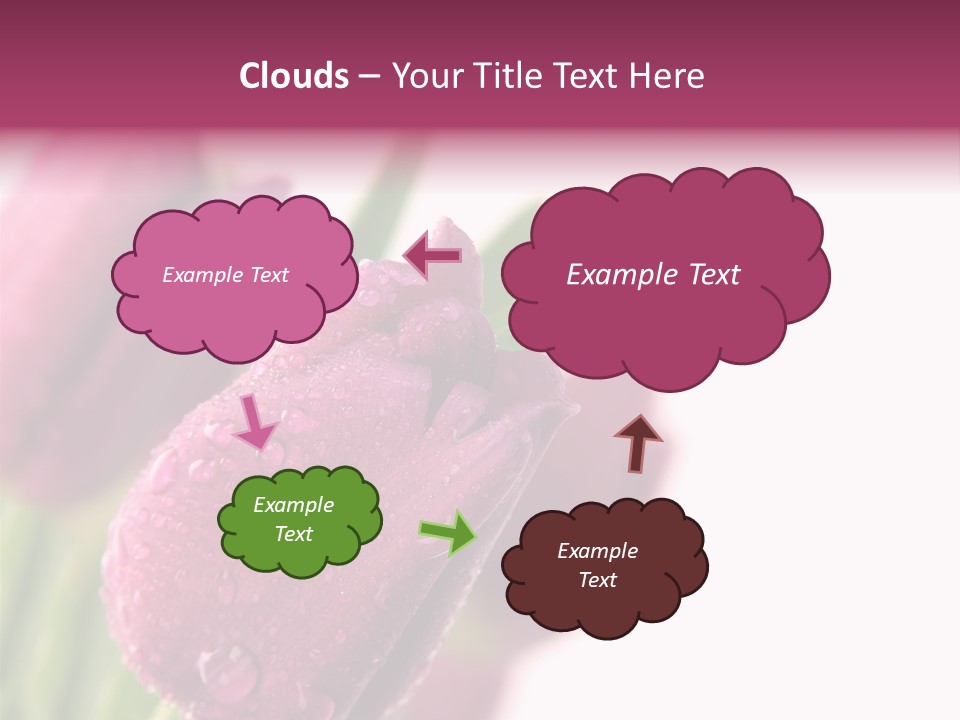 Space Pretty Garden PowerPoint Template