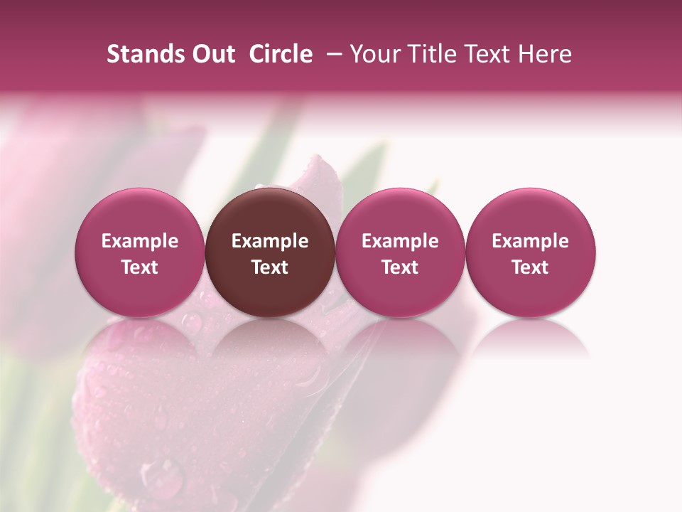 Space Pretty Garden PowerPoint Template