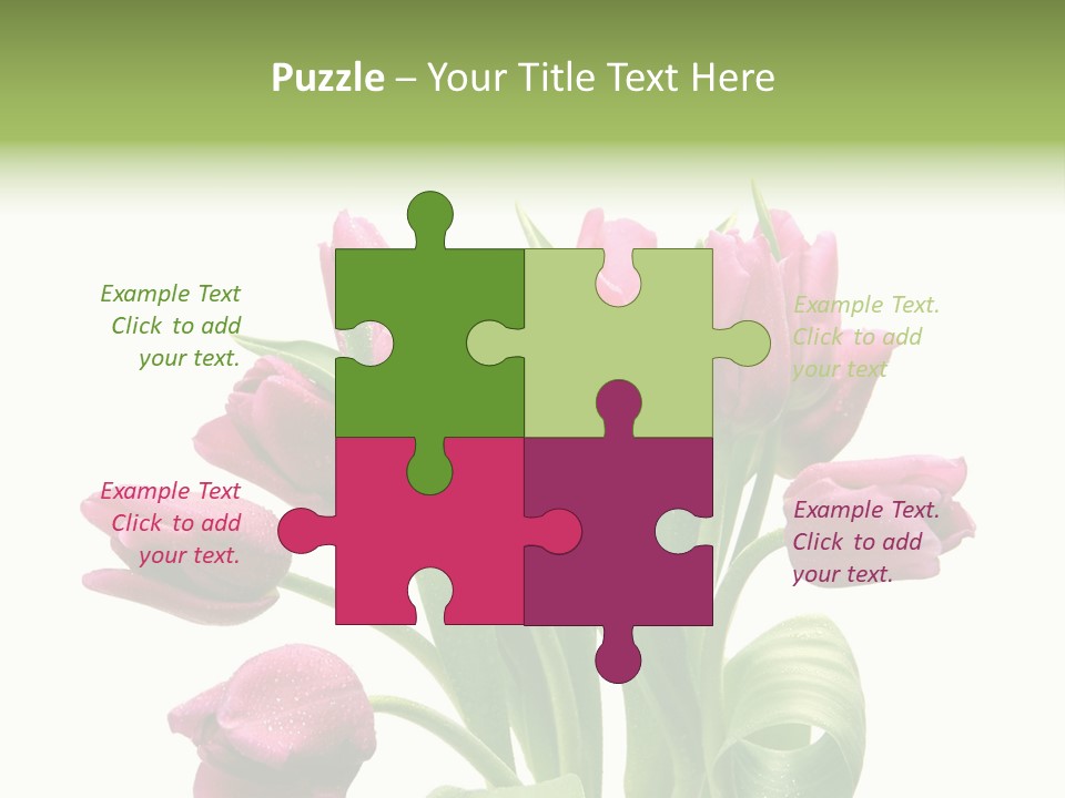 Bloom Stalk Present PowerPoint Template