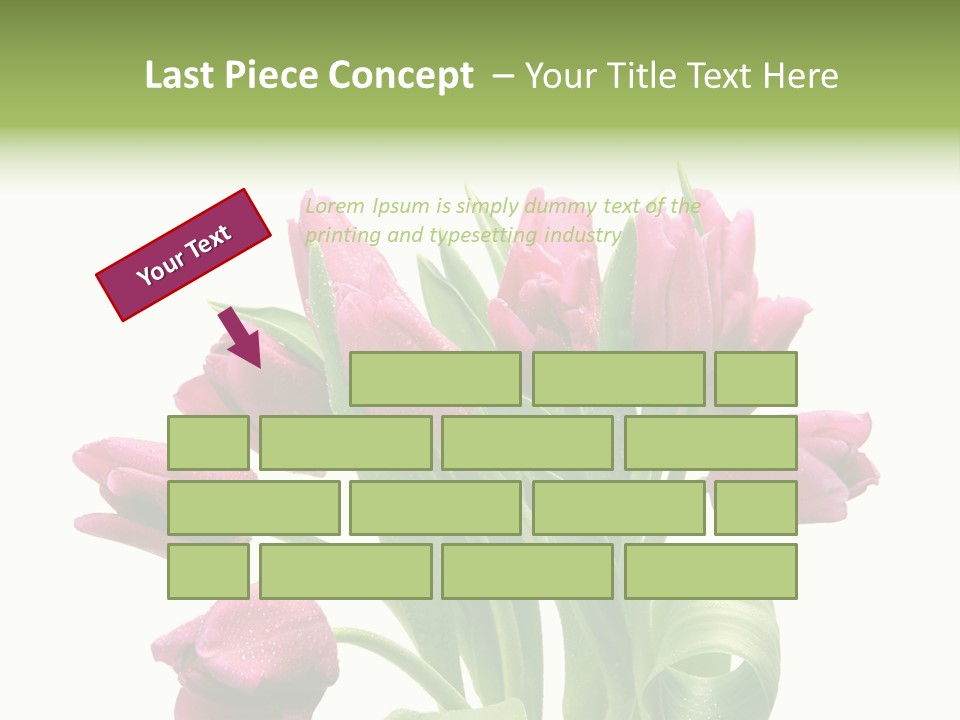 Bloom Stalk Present PowerPoint Template