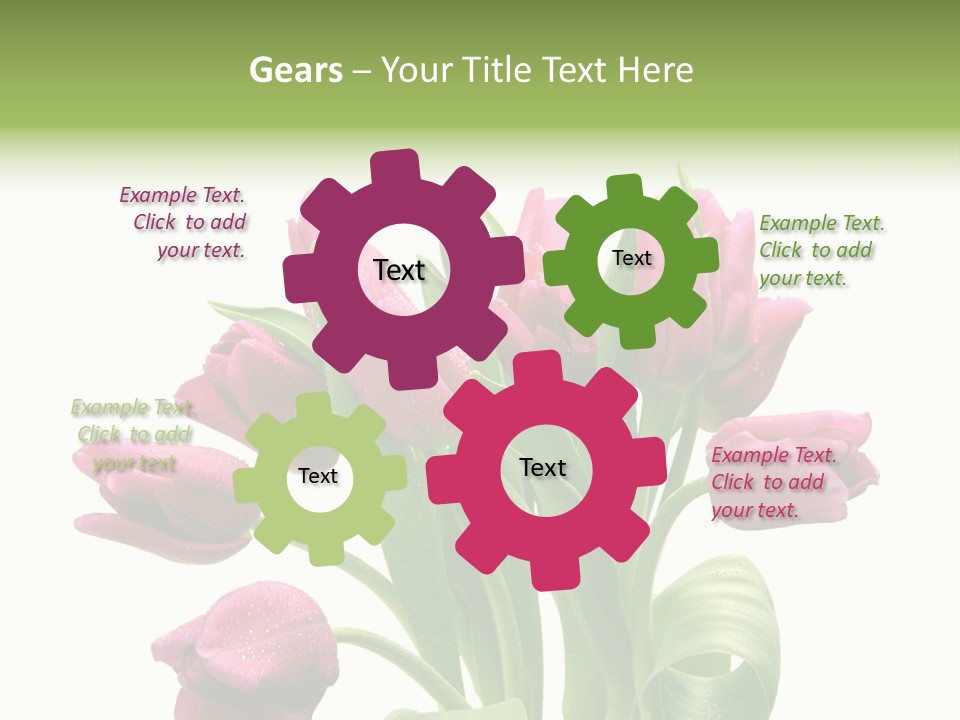 Bloom Stalk Present PowerPoint Template