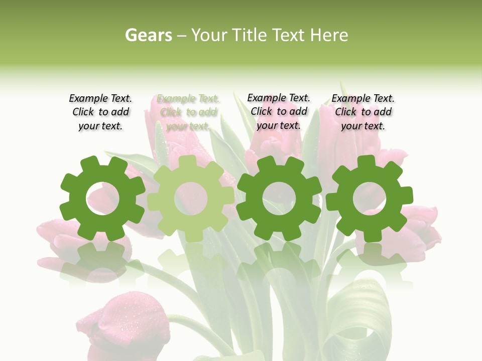 Bloom Stalk Present PowerPoint Template