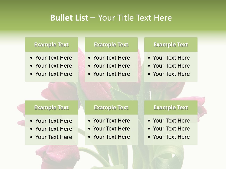 Bloom Stalk Present PowerPoint Template