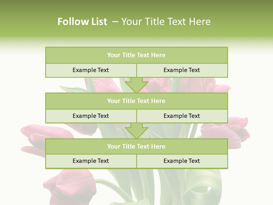 Bloom Stalk Present PowerPoint Template