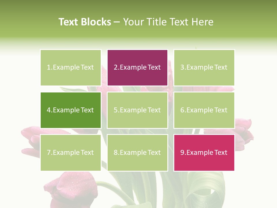 Bloom Stalk Present PowerPoint Template