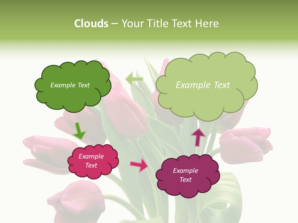 Bloom Stalk Present PowerPoint Template