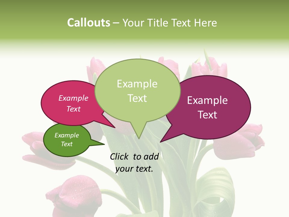 Bloom Stalk Present PowerPoint Template