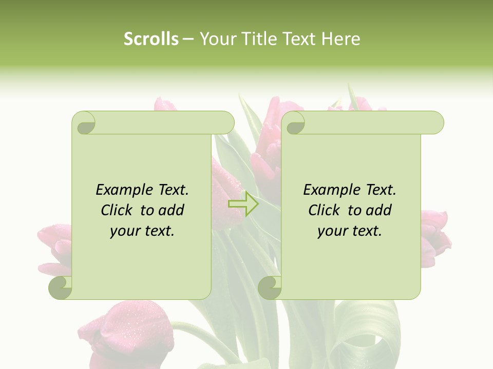 Bloom Stalk Present PowerPoint Template