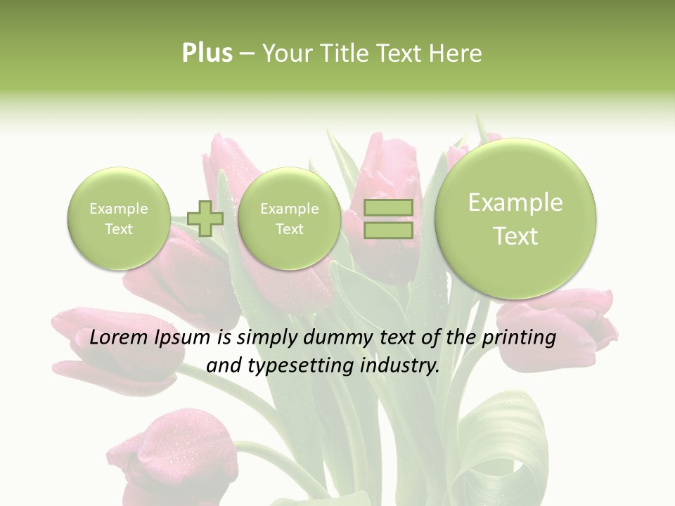 Bloom Stalk Present PowerPoint Template