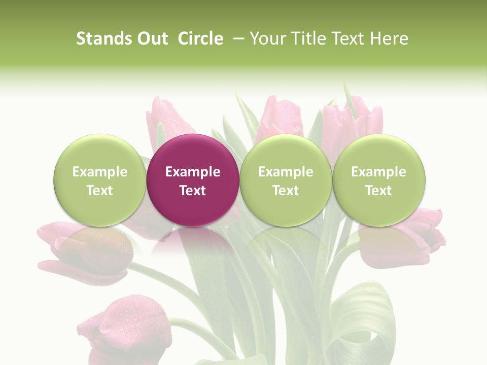 Bloom Stalk Present PowerPoint Template