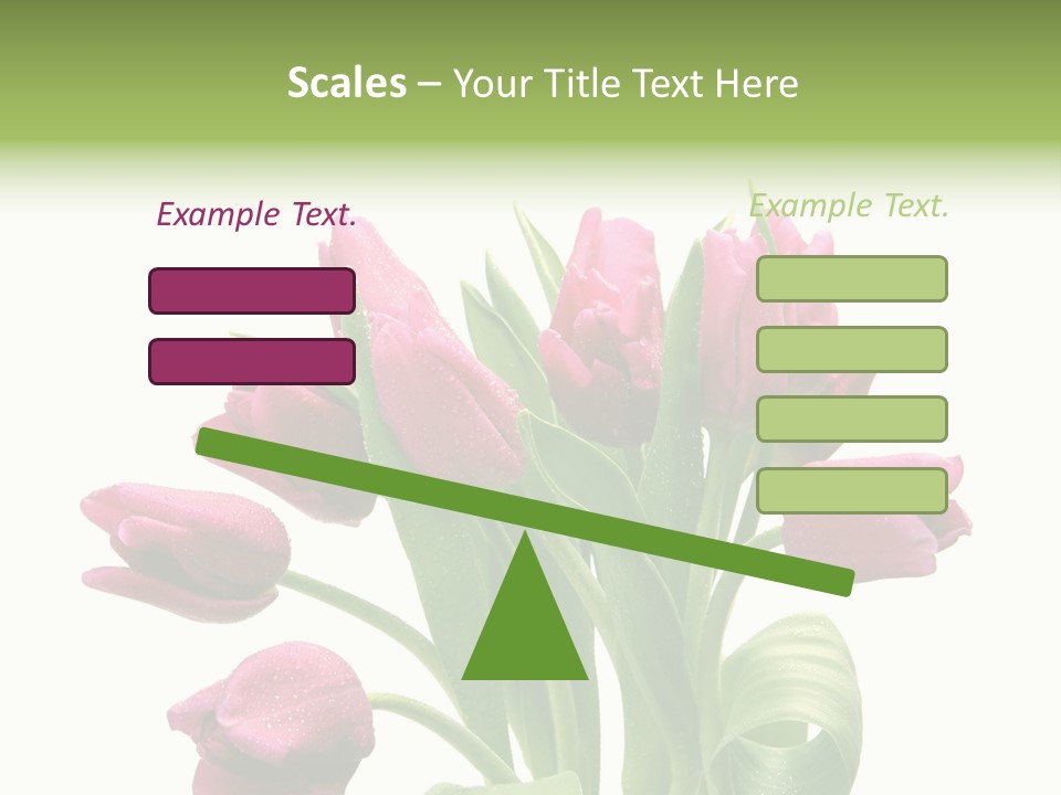 Bloom Stalk Present PowerPoint Template