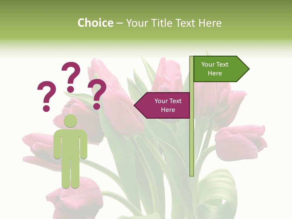 Bloom Stalk Present PowerPoint Template