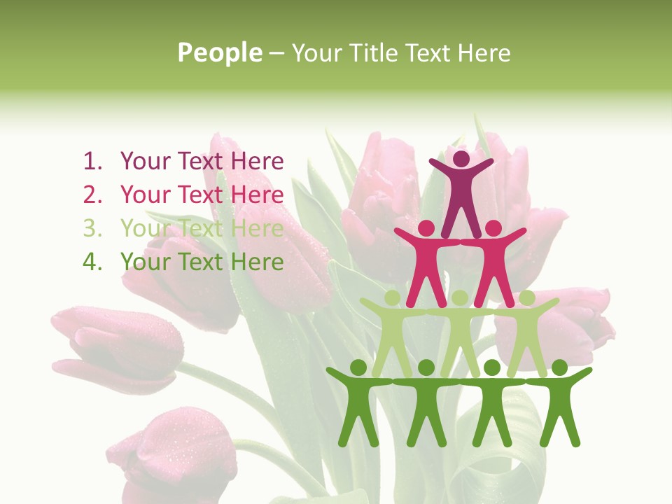 Bloom Stalk Present PowerPoint Template