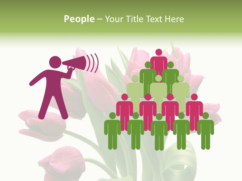 Bloom Stalk Present PowerPoint Template