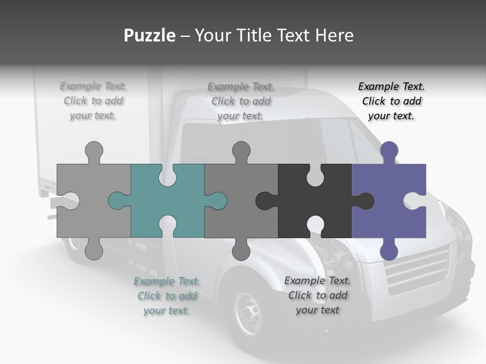 Auto Trailer Render PowerPoint Template