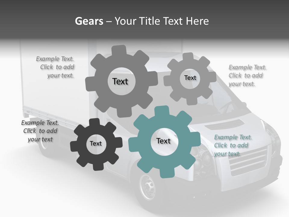 Auto Trailer Render PowerPoint Template