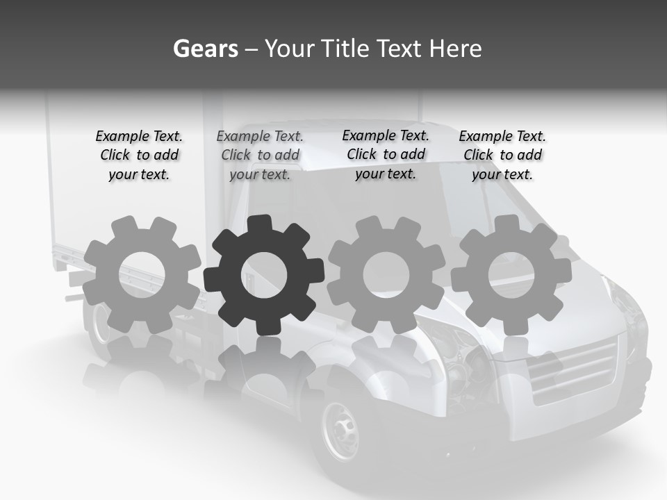 Auto Trailer Render PowerPoint Template