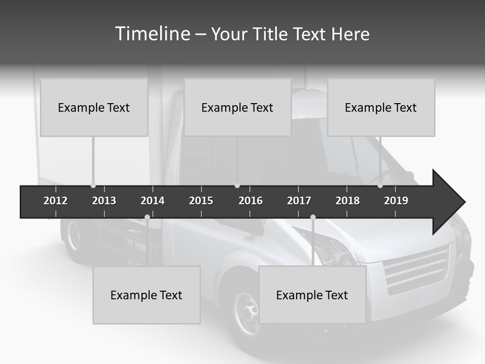 Auto Trailer Render PowerPoint Template