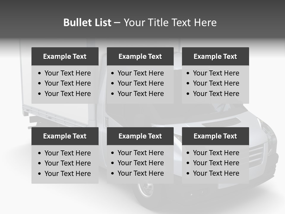 Auto Trailer Render PowerPoint Template