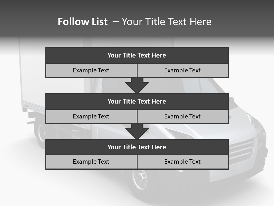 Auto Trailer Render PowerPoint Template