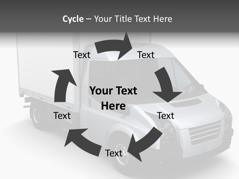 Auto Trailer Render PowerPoint Template