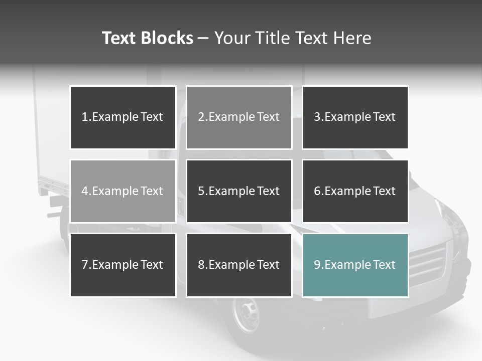 Auto Trailer Render PowerPoint Template