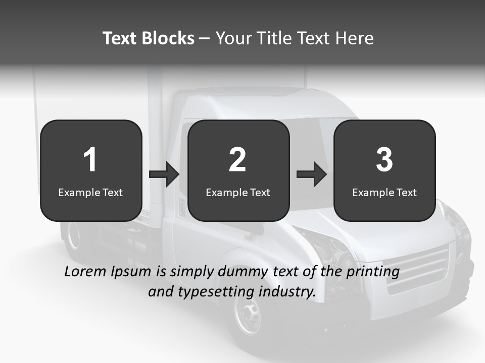 Auto Trailer Render PowerPoint Template
