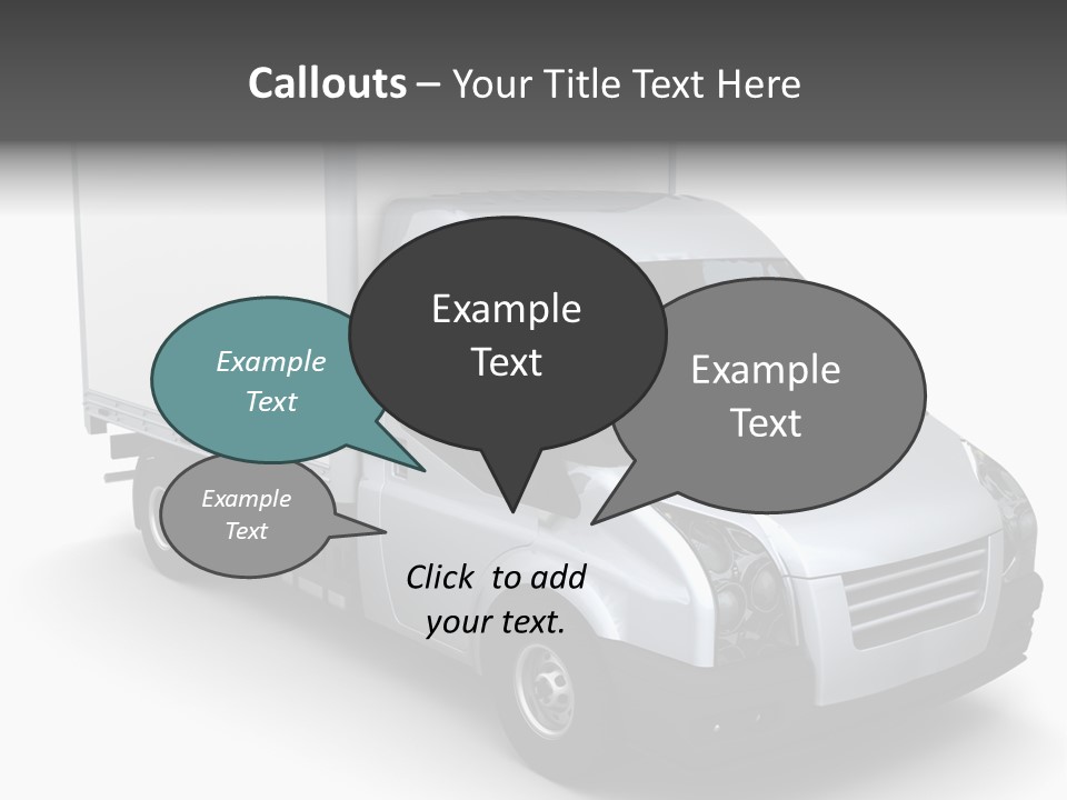 Auto Trailer Render PowerPoint Template