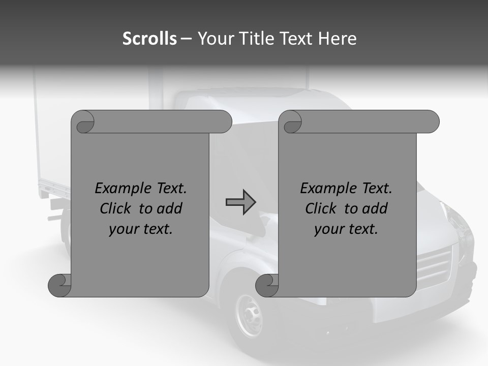 Auto Trailer Render PowerPoint Template